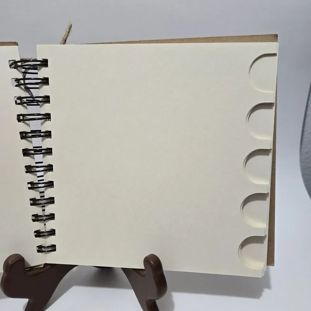 7 Gypsies Naked Journal INDEX Book Spiral Bound Blank Journal Manila Pages Bonus